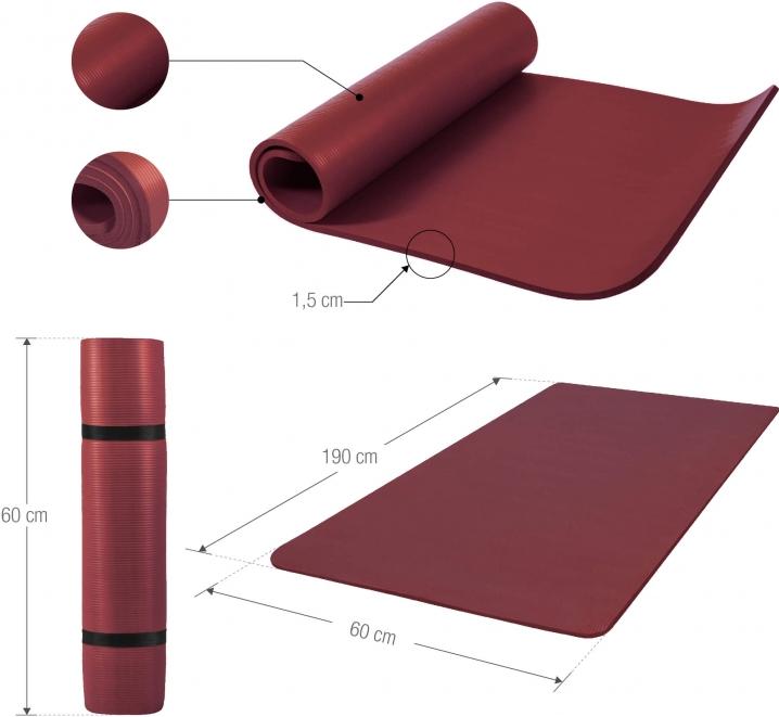 Produktbild Gorilla Sports Yogamatte (15 mm)