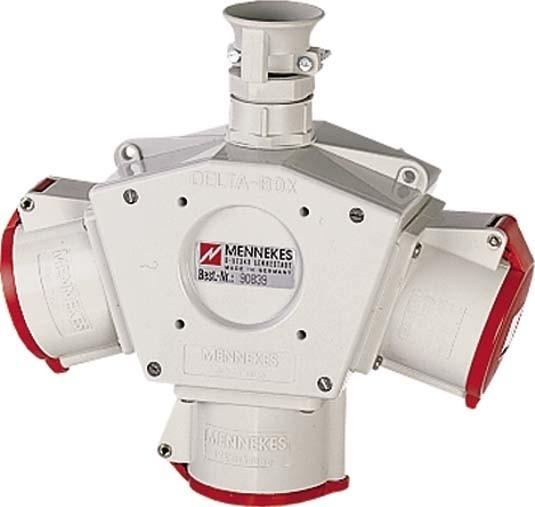 Image du produit Mennekes MEN 90839 Combinaison de prises DELTA-BOX (3 x)