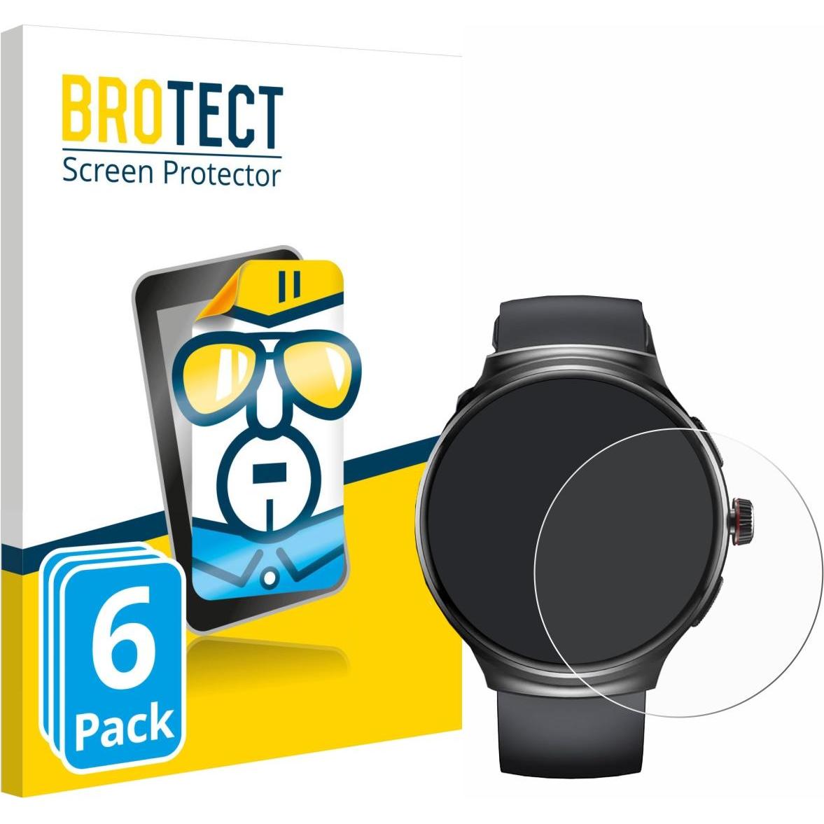 BROTECT Pellicola Trasparente, Pellicola protettiva per smartwatch, Trasparente