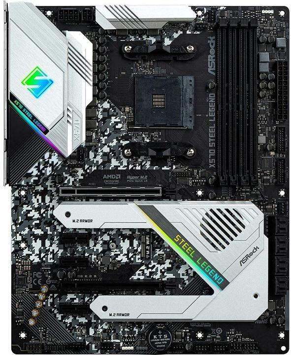 Produktbild AsRock X570 Steel Legend (AM4, AMD X570, ATX)