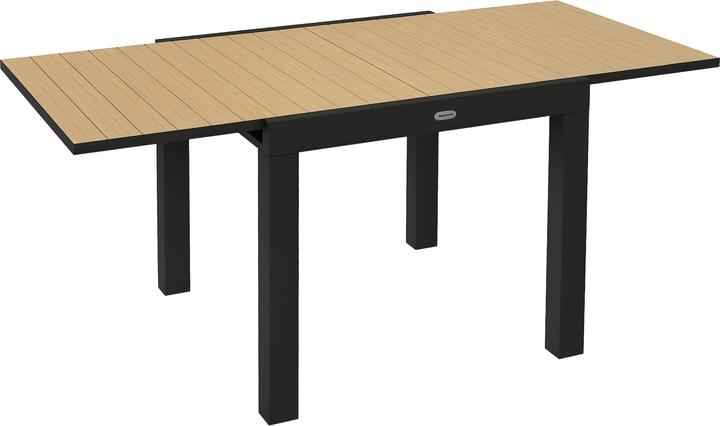 Outsunny Gartentisch Aluminium Gelb (81 x 80 x 75 cm)