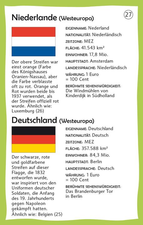 Energielabel Entdecker-Karten: Flaggen und Länder de (Duits, 2024)