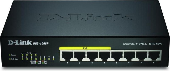 Productafbeelding D-Link Dgs-1008p (8 Havens)