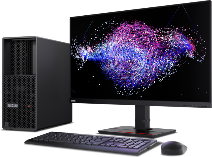 Actual product image Lenovo ThinkStation P3 Tower (Intel Core i9-14900K, 128 GB, 2000 GB, UHD Graphics 770)