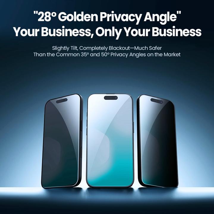 Actual product image NoName Nillkin Privacy Iphone 17 Schwarz (1 pcs., Apple iPhone 17)