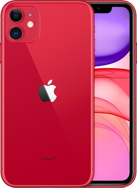 Forza Refurbished iPhone 11 (128 GB, Red, 6.10", 12 Mpx, Dual SIM, A / Like new)