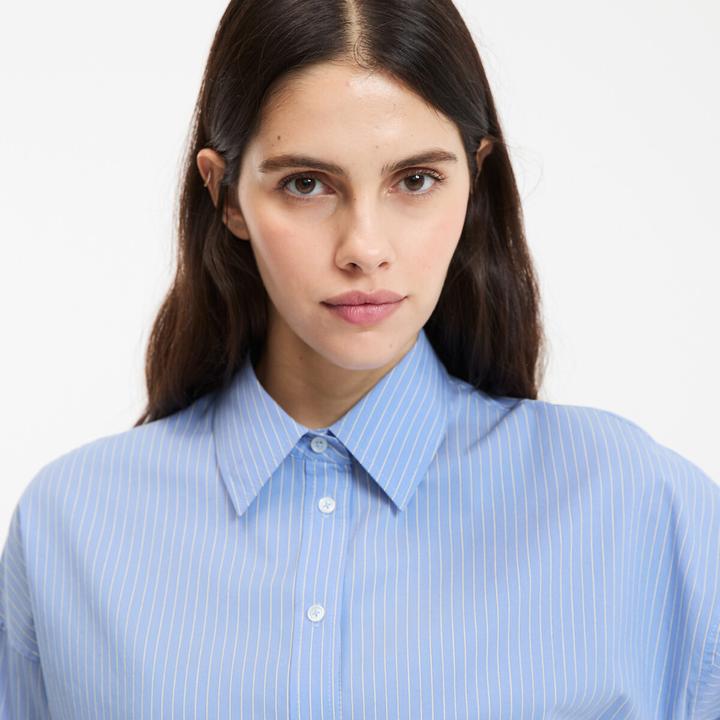 Immagine prodotto La Redoute Collections Camicetta ampia con maniche lunghe e motivo a righe (36)