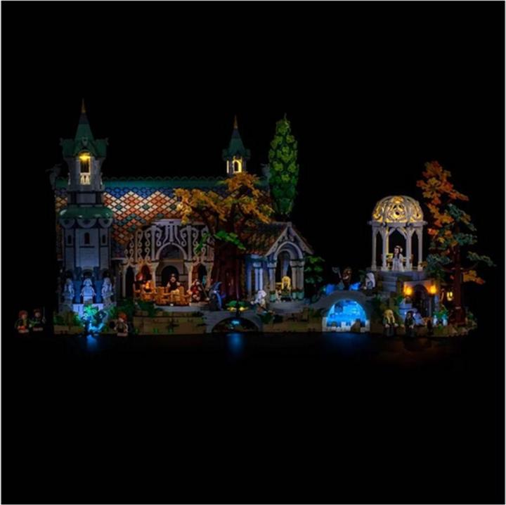 Image du produit Light my bricks Kit de lumière pour LEGO 10316 Le Seigneur des anneaux - Fondcombe