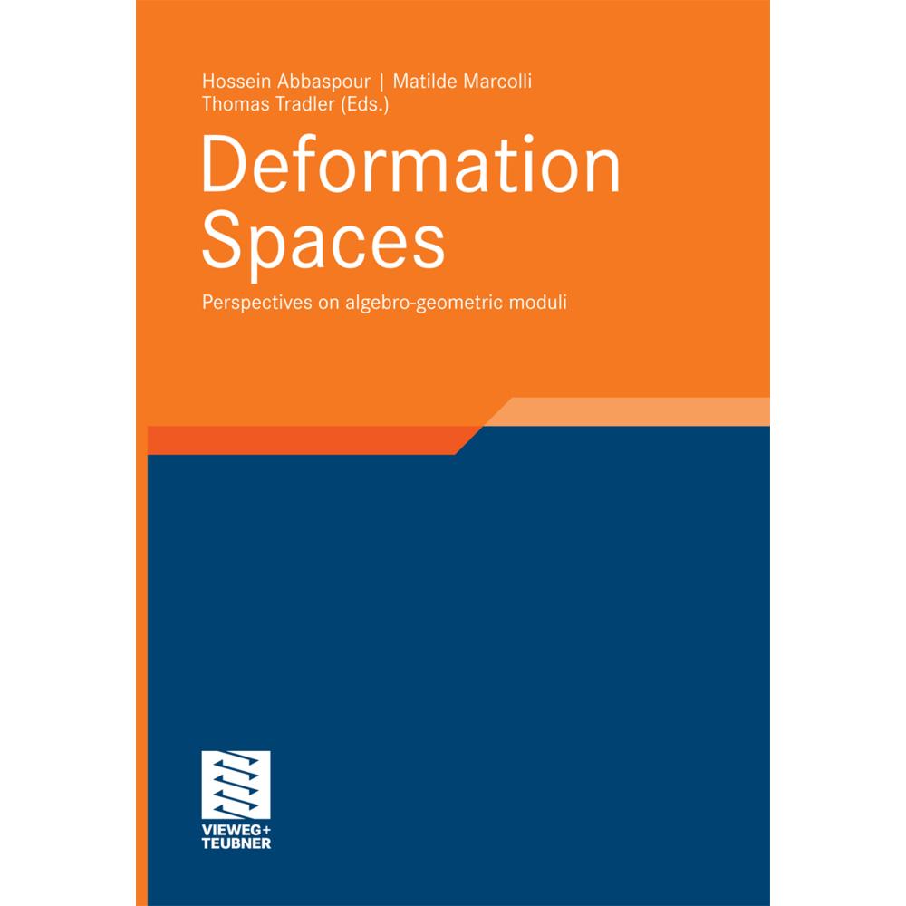 Deformation Spaces, Fachbücher von Matilde Marcolli, Thomas Tradler, Hossein Abbaspour