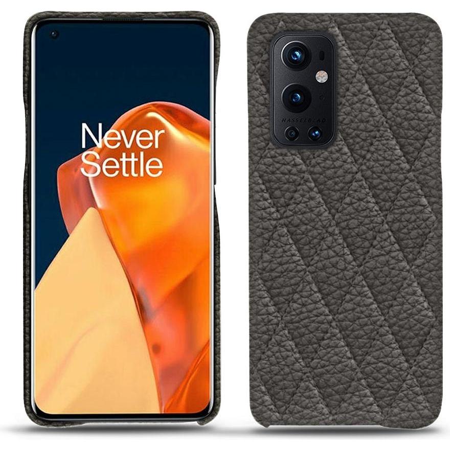 Noreve Lederschutzhülle (OnePlus 9 Pro), Smartphone Hülle, Grau