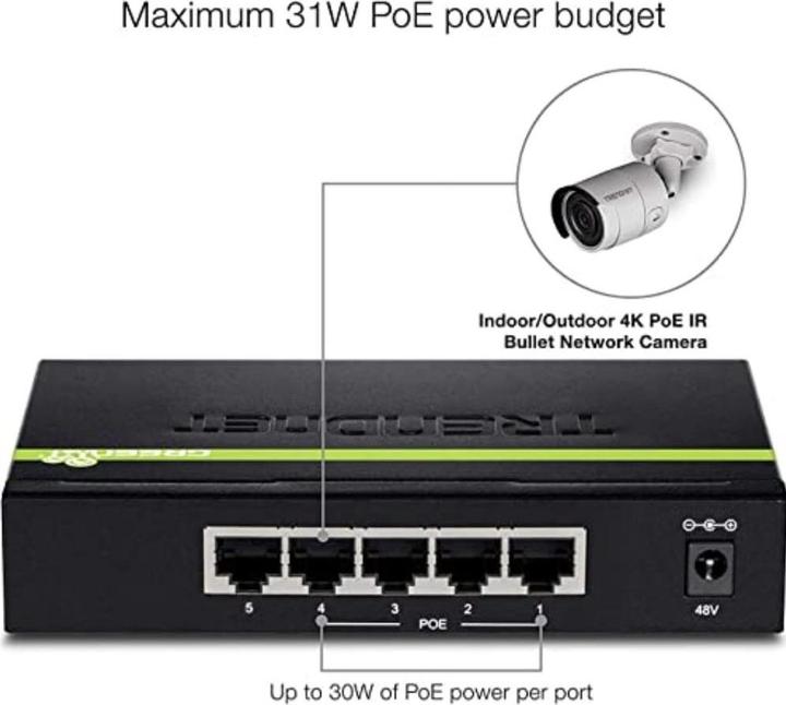 Image du produit Trendnet Tpe-Tg50g Poe+ (5 ports)