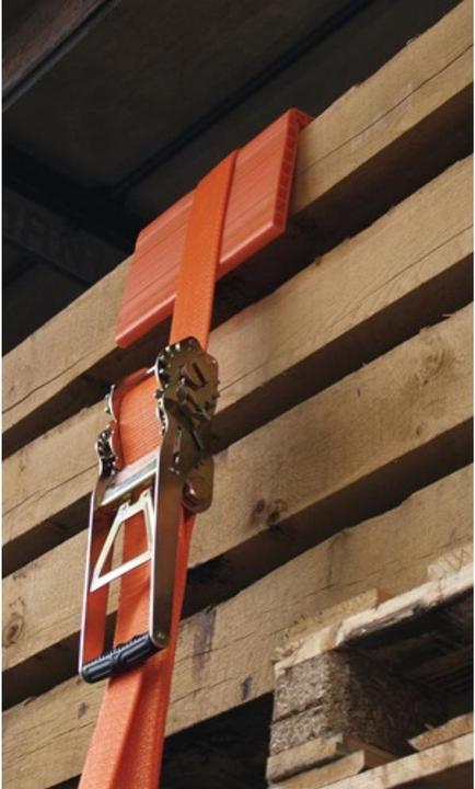 Productafbeelding Dolezych Spanband DIN EN 12195-2 Lengte 6 m Breedte 50 mm Tandwielratel + spitse haak LC U 5000 daN