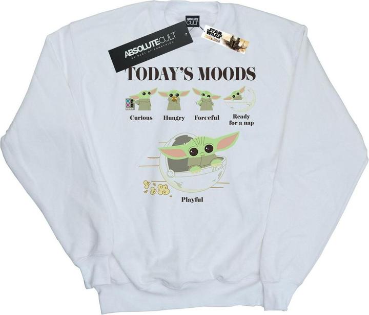 Actual product image Star Wars Mens The Mandalorian The Child Moods Sweatshirt (5XL)
