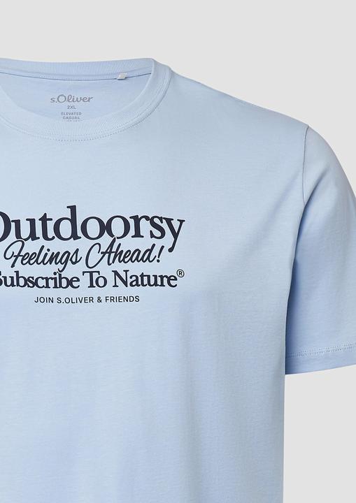 Produktbild S.Oliver T-Shirt Baumwoll-T-Shirt mit Frontprint (4XL)