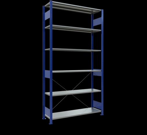 Actual product image Schulte Lagertechnik MULTIplus150 basic racking system with cross braces