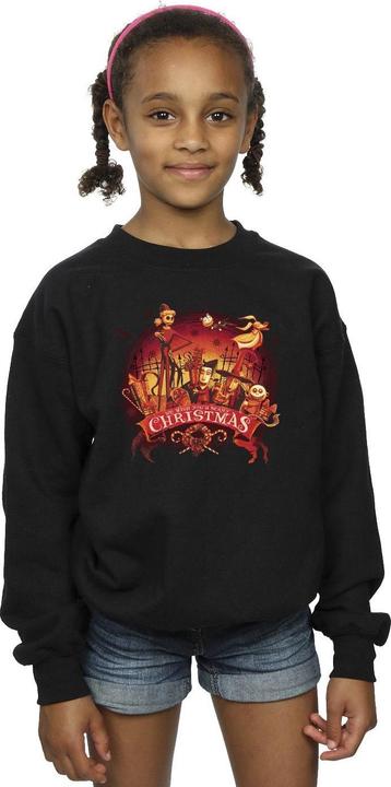 Produktbild Disney The Nightmare Before Christmas Scary Christmas Sweatshirt Mädchen (140, 146)