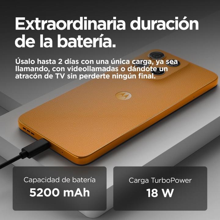 Immagine prodotto Motorola Moto G15 (256 GB, Arancia, 6.72", Doppia SIM, 4G)