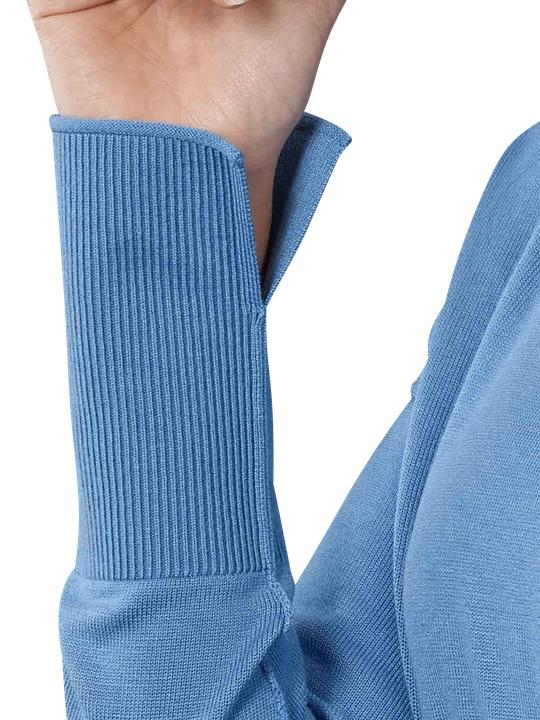 Actual product image Hugo Boss Boss Orange Long Sleeve Fannie Pullover Crew Neck Open Blue (S)