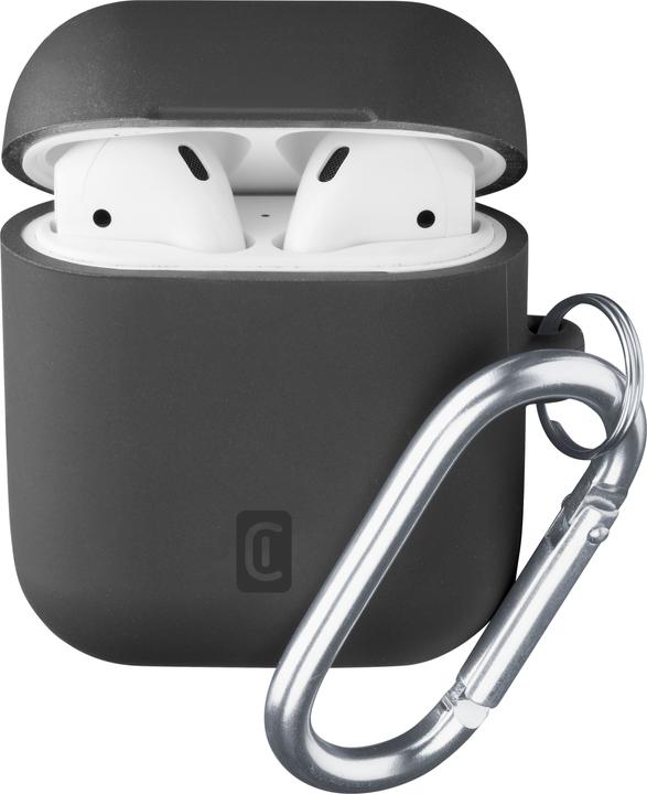 Productafbeelding Cellularline Bounce Case voor AirPods 2 Beschermhoes Snap Hook (Koptelefoon tas)