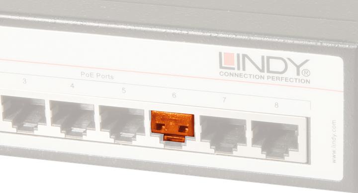 Produktbild Lindy RJ45 Port Blockers x 20 Orange