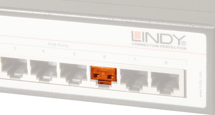 Produktbild Lindy RJ45 Port Blockers x 20 Orange