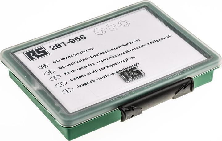 Produktbild RS PRO ISO Muttern Unterlegscheiben verzinkt (M2, M2.5, M3, M4, M5, M6)