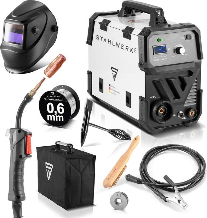 Produktbild Stahlwerk Fülldraht Schweissgerät FLUX 140 M Vollausstattung