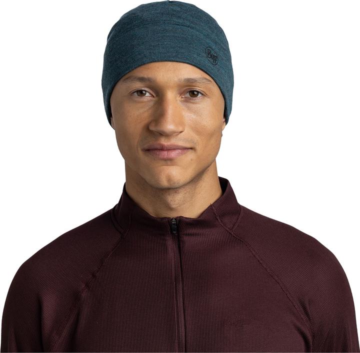 Actual product image Buff Merino 250g/m² Hat Melange (One size)
