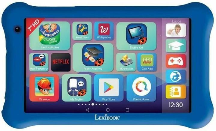 Image du produit Lexibook Tablette LexiTab Master 7 pouces à contenu éducatif, housse de protection version FR (Français)