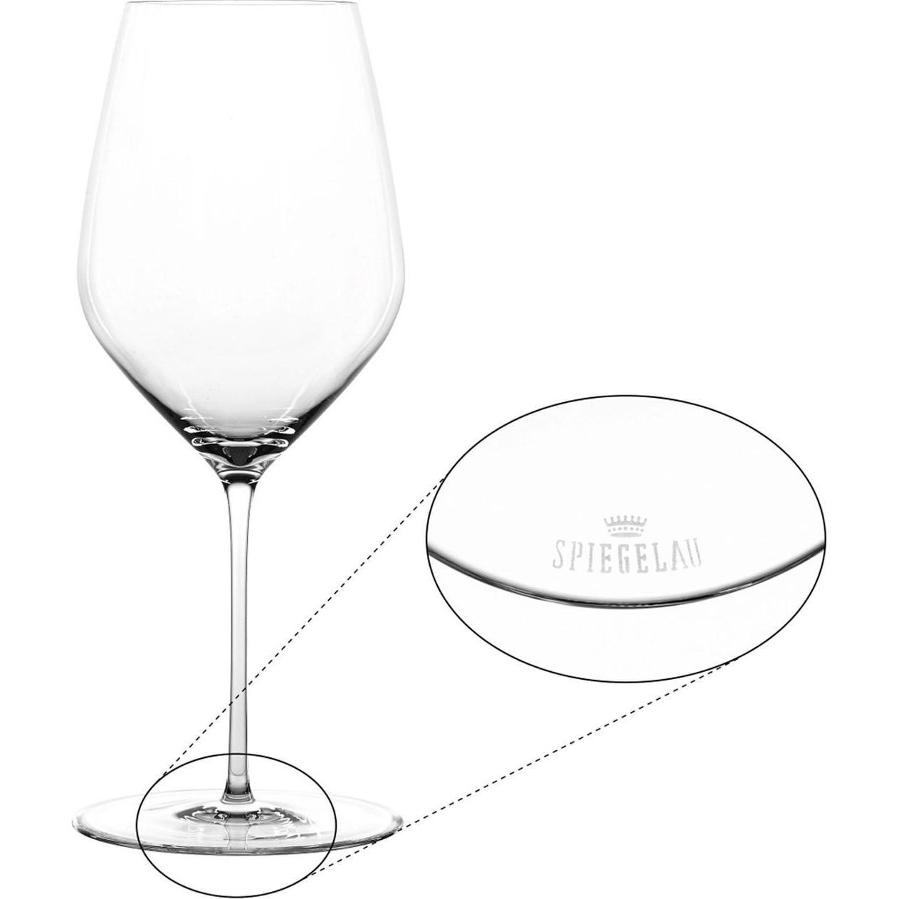 Thumbnail - Spiegelau Hi-Lite Bordeauxgläser + Poliertuch, Weingläser, Transparent