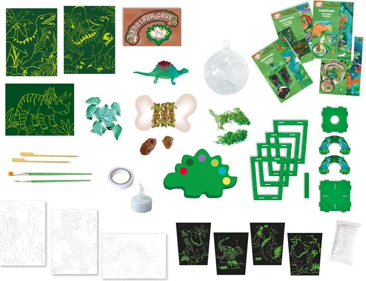 Productafbeelding Artista Creatieve set dinosaurus 4in1