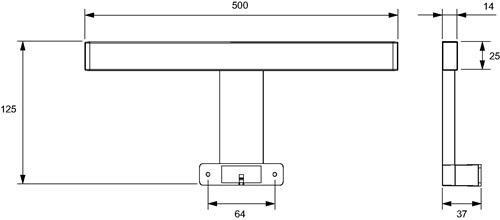 Productafbeelding L&S Opbouwarmatuur Lilium Emotion 12 V 7 W Framekleur CR