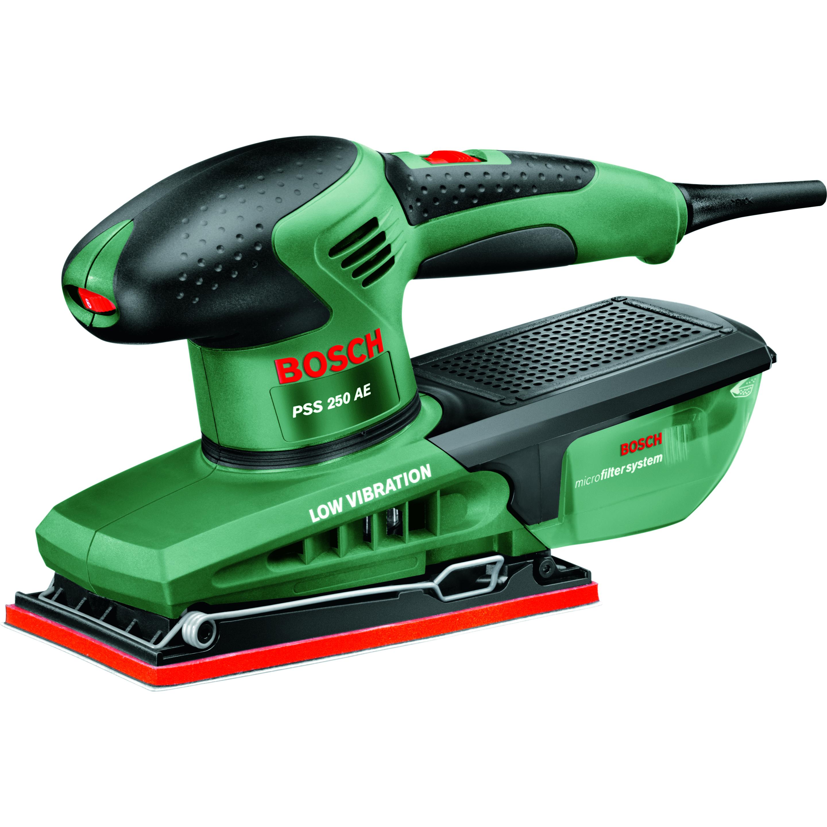Bosch Home & Garden, Schleifmaschine + Poliermaschine, Pss 250 Ae (Schwingschleifer, 250 W)