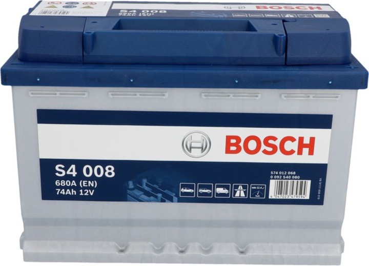 Actual product image Bosch Automotive S4 008 (12 V, 74 Ah, 680 A)