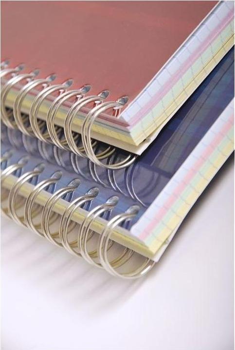 Actual product image Clairefontaine Spiral notebook with index (A4, Checked, Hardcover)