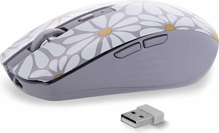 Actual product image T'nB Souris Sans Fil Exclusiv' (Violet/Blanc) (Wireless)