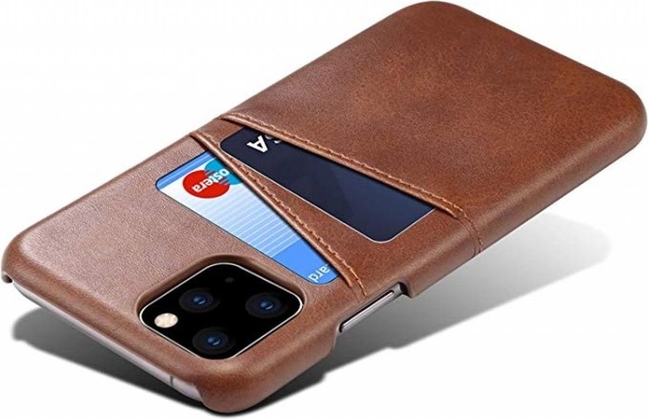 Produktbild Screenguard Apple iPhone 11 CardCaddy Leder Backcase mit Kartenfächern (Apple iPhone 11)