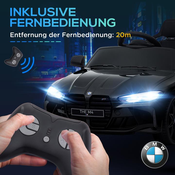 Actual product image Aiyaplay Kinder Elektroauto Kunststoff, Metall Schwarz (12 V)