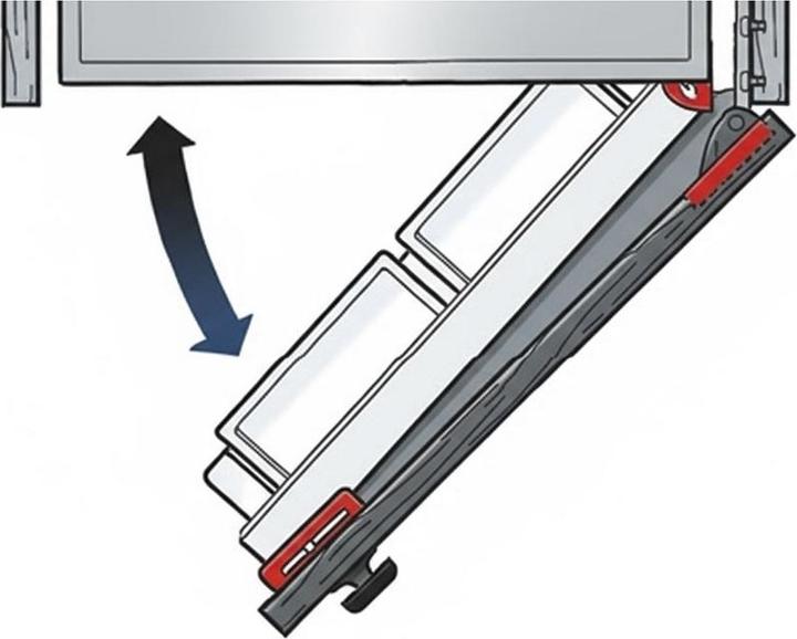 Produktbild Kibernetik Einbau-Kühl-Gefrierkombination EBKO250 mit Schleppscharnier (E) (249 l)