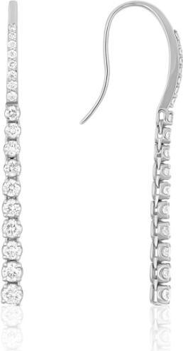 Image du produit Muau Boucles d'oreilles en diamant (Or blanc 750)