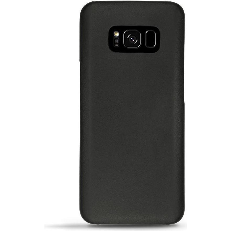 Noreve Lederschutzhülle (Samsung Galaxy S8+), Smartphone Hülle, Schwarz