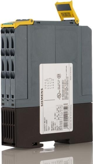 Produktbild Siemens Safety relay,3NO 1NC,24Vac/dc