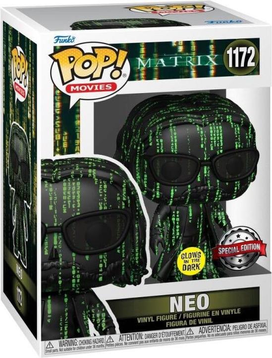 Produktbild Funko Pop! The Matrix : Neo (1172) (GITD) EXM