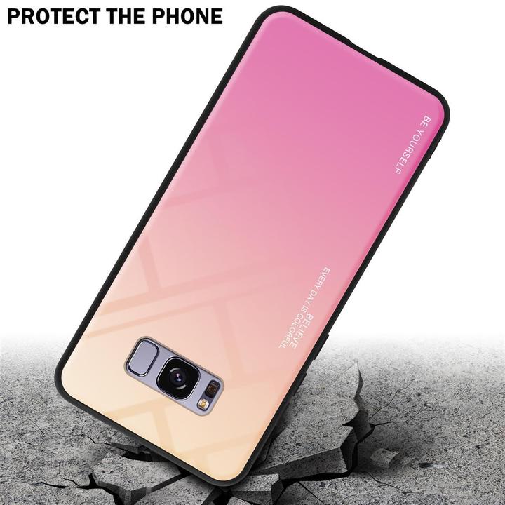 Actual product image Cadorabo TPU 2 colors glass cover (Samsung Galaxy S8+)