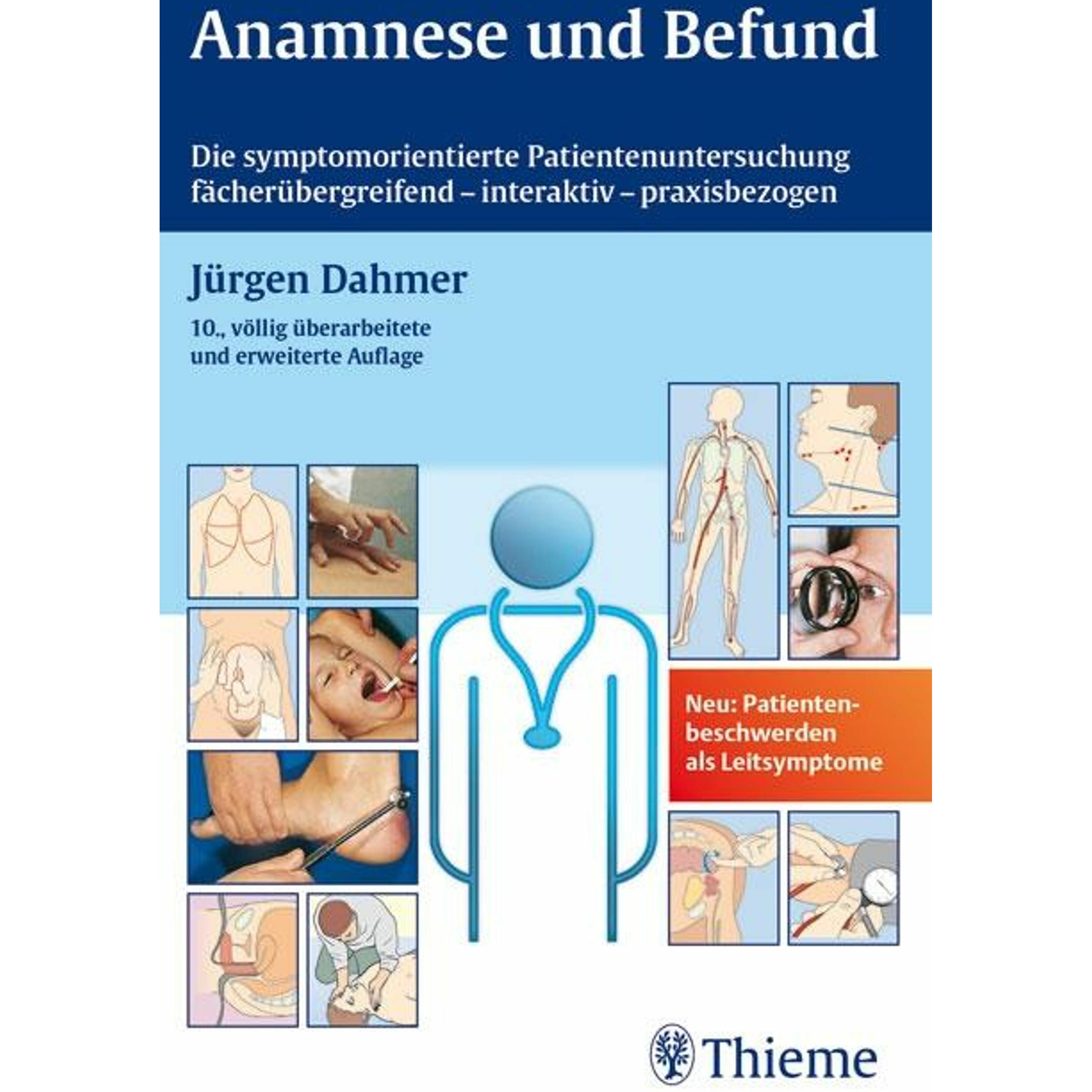 Anamnese und Befund, Fachbücher von Jürgen Dahmer