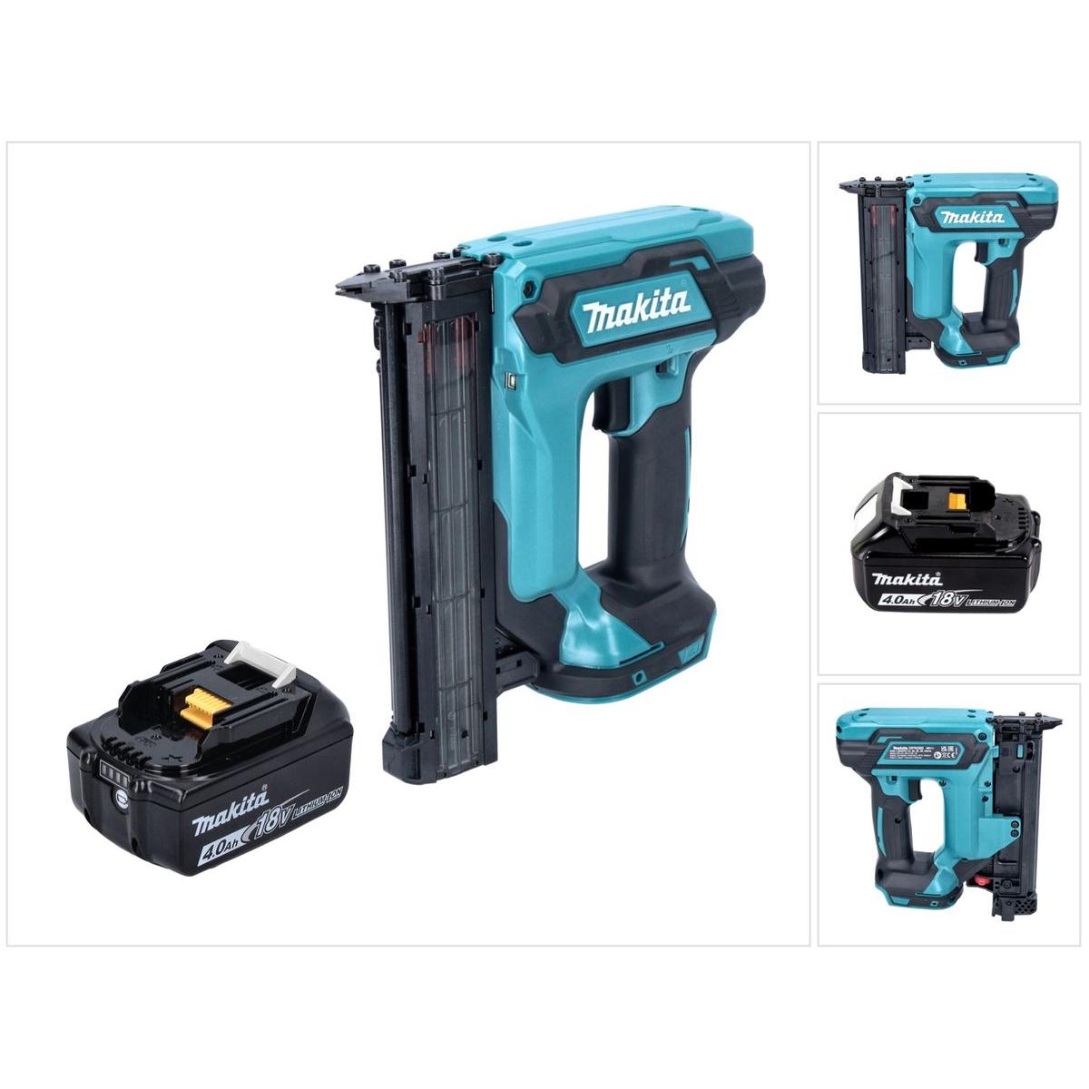 Makita, Tacker + Nagelpistole, DFN 350 M1 Akku Stauchkopfnagler 18 V 15 - 35 mm + 1x Akku 4,0 Ah - ohne Ladegerät
