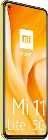 Immagine prodotto Xiaomi Mi 11 Lite 8+128GB 6,55 pollici 5G Giallo Citrus TIM (128 GB, Giallo Agrume, 6.55", Doppia SIM Ibrida)
