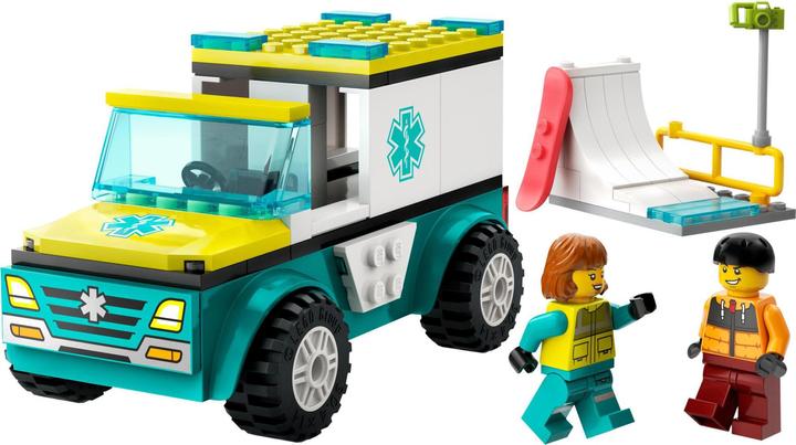 Actual product image LEGO 60403 Rescue car and snowboarder (60403, LEGO City)