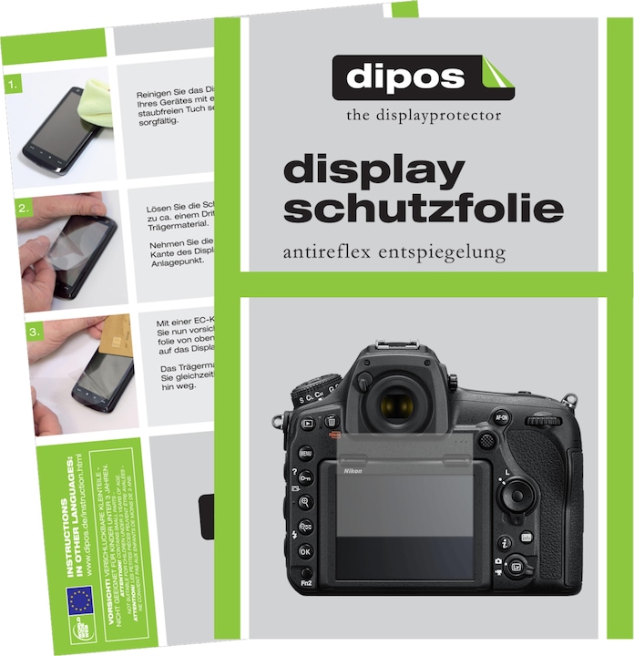 Dipos Displayschutzfolie Antireflex (Displayschutz, Nikon D850)