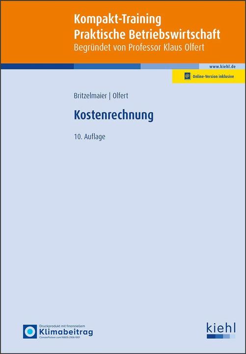 Produktbild Kompakt-Training Kostenrechnung (Deutsch, Bernd Britzelmaier, Klaus Olfert, 2026)